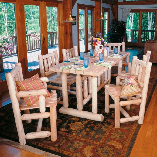 Log Furniture Sets Outdoor Wood Furniture for Sale