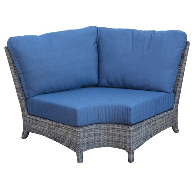 Three Birds Bella Wicker Chaise Lounge Chair
