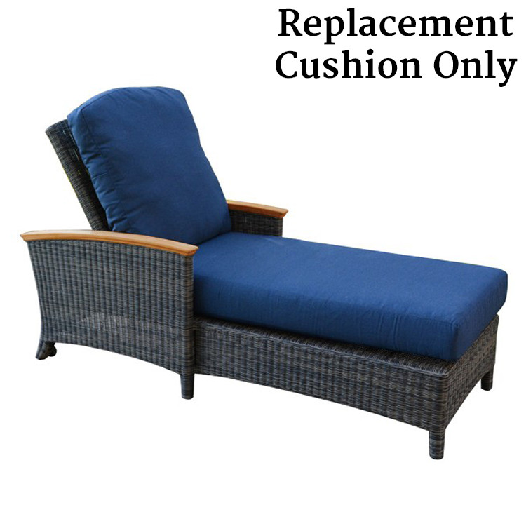 Three Birds Bella Wicker Chaise Lounge Chair