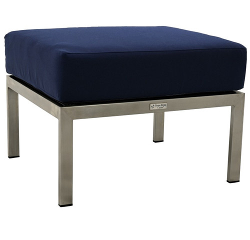Three Birds Avanti Ottoman - Navy