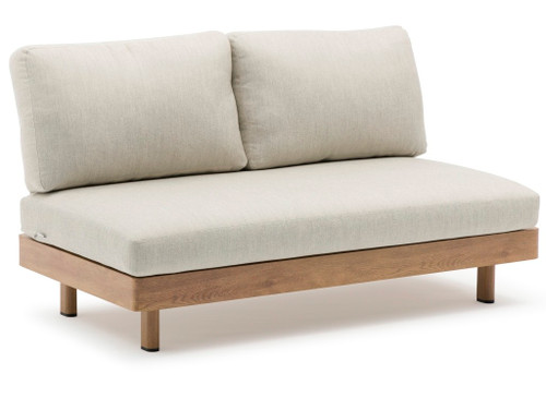 Couture Jardin LOUNGE Armless Loveseat - Oak Finish