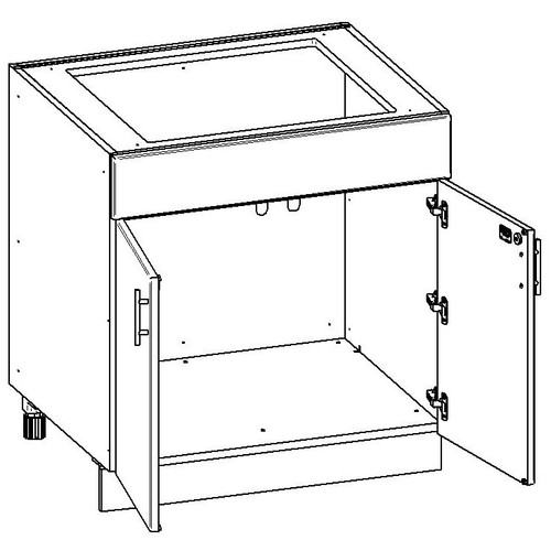 2 Door Sink Patio Kitchen Unit