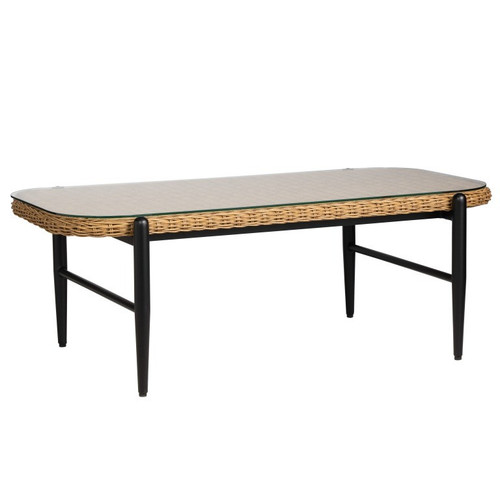 Lloyd Flanders Galloway Wicker Cocktail Table