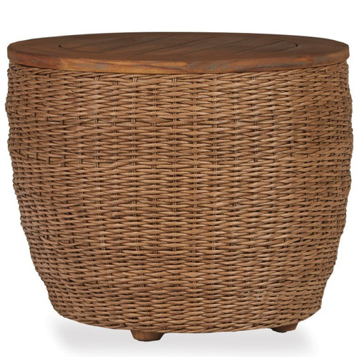 Lloyd Flanders Tobago Wicker End Table