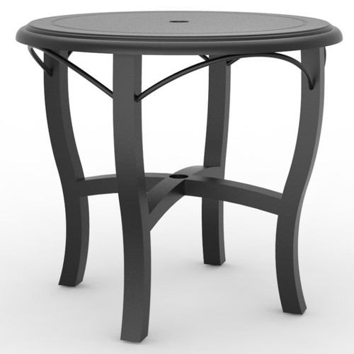 Woodard Furniture Solid Cast Top/Carson Base Dining Table