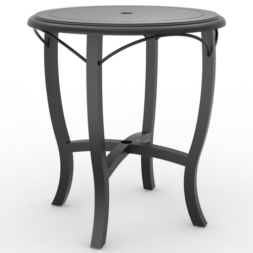 Woodard Furniture Solid Cast Top/Carson Base Dining Table