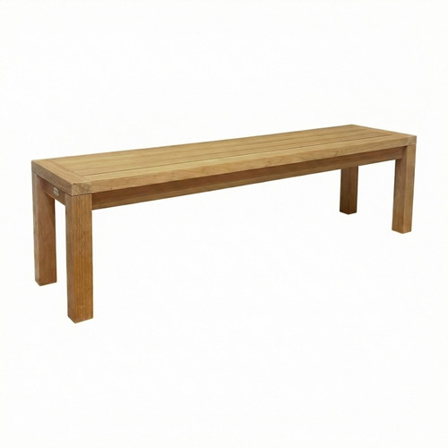 5' Royal Teak Backless Bench