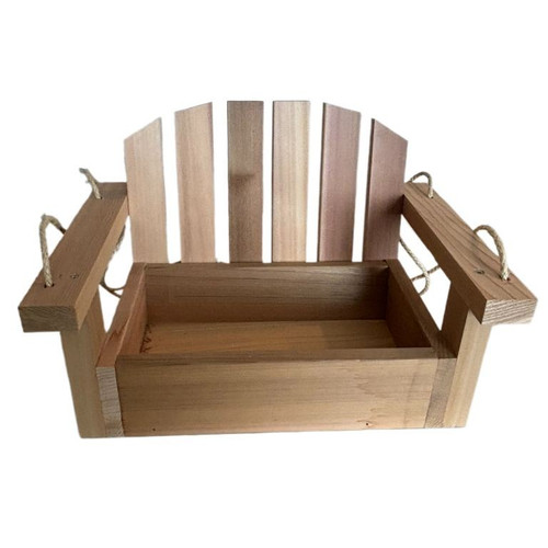 Cedar Hanging Planter or Bird Feeder