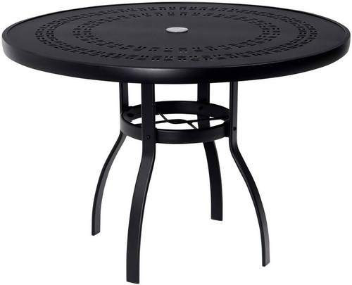 Woodard Deluxe Trellis Top 42" Round Table