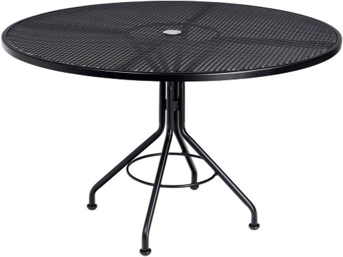 Woodard Contract Plus 48" Mesh Top Umbrella Table