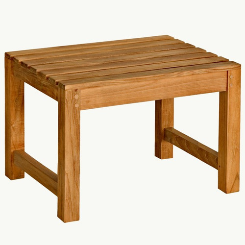 Charleston 2Ft Teak Backless Bench