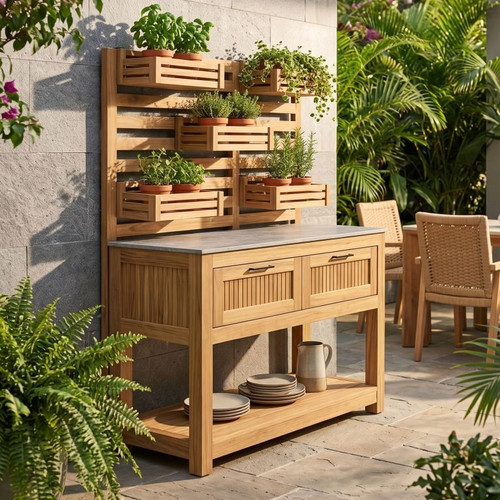 Costa 2 Drawer Buffet with Shelves
