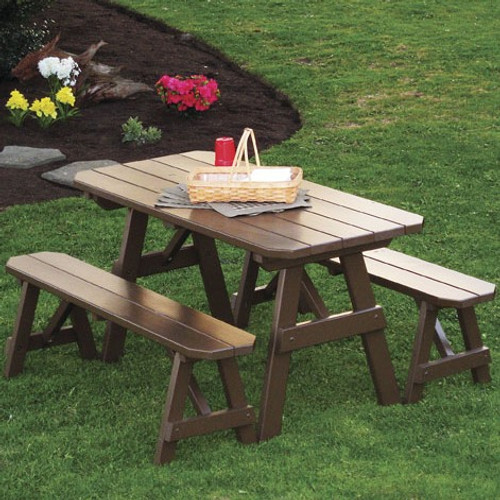 4-traditional-table-w-2-benches-specify-for-free-2-umbrella-hole