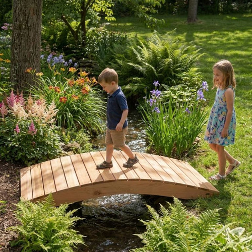 Garden Bridge with Kids