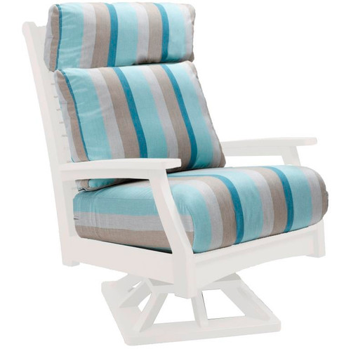 Berlin Gardens Classic Terrace High Back Swivel Rocker