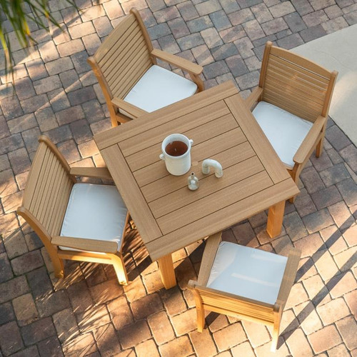Berlin Gardens Resin Classic Terrace 4Seat Dining Set