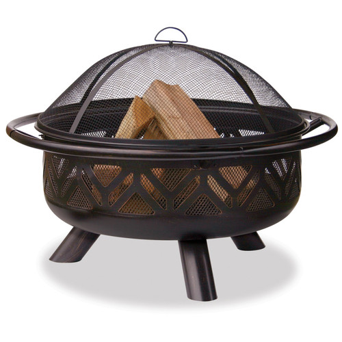 oil-rubbed-bronze-wood-burning-outdoor-firebowl-with-geometric-design