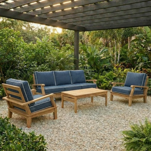 Royal Teak Miami 4 Piece Lounge Set