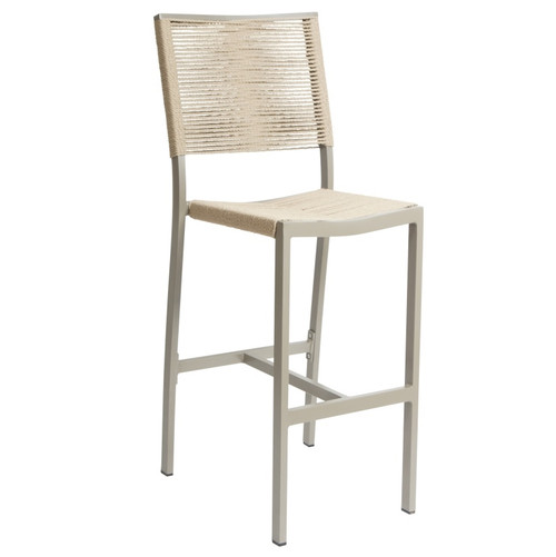 DecoScape-outdoor-modern-rope-aluminum-fiji-stackable-armless-bar-chair