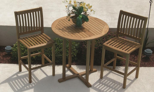 Royal Teak Bar Table Set