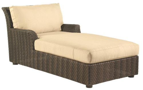 Woodard Wicker Aruba Chaise Lounge Chair