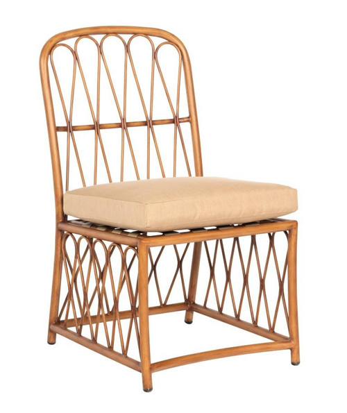 Woodard Furniture Aluminum Cane Dining Side Chair