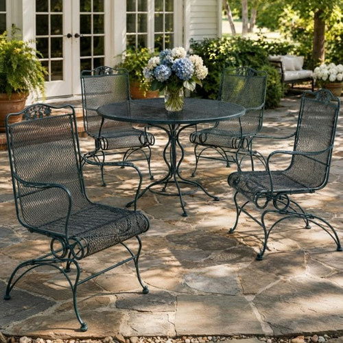 Woodard Furniture Briarwood 4 Seat Dining Set