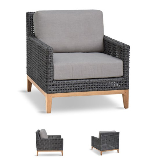 Royal Teak Cannes Rope Deep Seating Lounge Chair