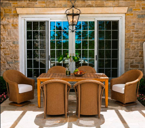 Lloyd Flanders Reflections Wicker Dining Set