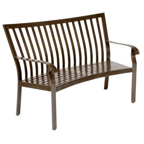 Woodard Furniture Aluminum Cortland Outdoor Garden Bench