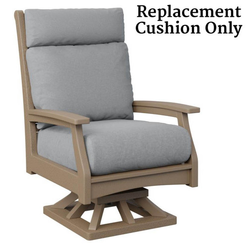 Berlin Gardens Classic Terrace High Back Swivel Rocking Chair Replacement Cushions