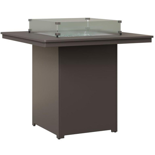 Berlin Gardens Numa Fire Table - Bar Height - Matte Black