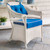 Lloyd Flanders Nantucket Dining Armchair - Front View