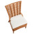 Lloyd Flanders Magnolia Armless Dining Chair - Top View