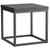 Lloyd Flanders Aluminum End Table - Anthracite Finish