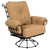 Woodard Furniture Terrace Wrought Iron Swivel Rocking Lounge Chair