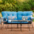 Woodard Furniture Terrace Wrought Iron Love Seat