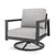 Forever Patio Hanover Swivel Rocking Chair Coastal Gray Arms