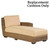 Woodard Furniture Saddleback One Arm Chaise Lounge Replacement Cushions