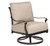 Woodard Furniture Aluminum Wiltshire Swivel Rocking Lounge Chair
