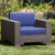 Woodard Wicker Lorenzo Lounge Chair by Alexa Hampton