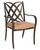 Woodard Apollo Dining Arm Chair with Optional Seat Pad