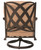 Woodard Apollo Swivel Rocking Lounge Chair - Back View