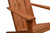 Cedar Modern Adirondack Chair Closeup