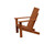 Cedar Modern Adirondack Chair Side