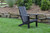 Cedar Modern Adirondack Chair Charcoal Stain