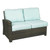 Wicker Forever Patio Brookside Left Arm Sectional Loveseat