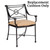 Woodard Delphi Dining Arm or Side Chair Replacement Cushions Only