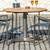 Three Birds Avanti Teak Pedestal 40In Dia Table