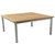 Three Birds Avanti Teak 42In Square Coffee Table